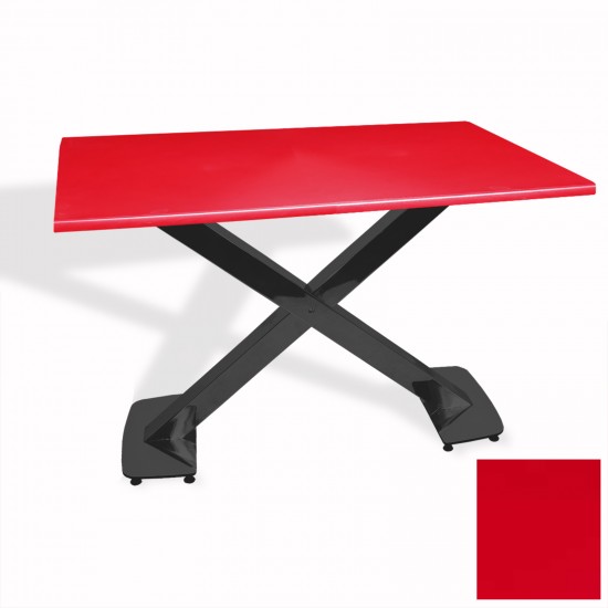 İks Masa ESB (80x140 - Werzalit, Allzalit yada Wermodin Tabla) - Kırmızı İks Masa ESB (80x140 - Werzalit, Allzalit yada Wermodin Tabla) - Kırmızı