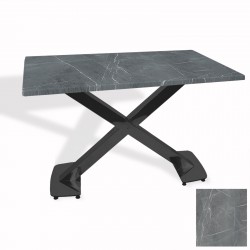 İks Masa ESB (80x140 - Werzalit, Allzalit yada Wermodin Tabla) - Light Temperado