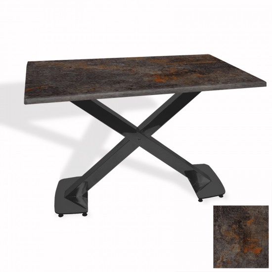 İks Masa ESB (80x140 - Werzalit, Allzalit yada Wermodin Tabla) - Metalic Oxid 3 İks Masa ESB (80x140 - Werzalit, Allzalit yada Wermodin Tabla) - Metalic Oxid 3