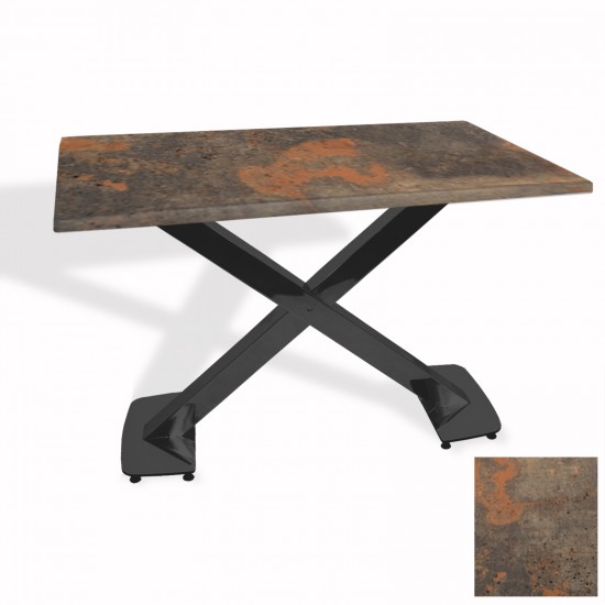 İks Masa ESB (80x140 - Werzalit, Allzalit yada Wermodin Tabla) - Metalic Oxid 1 İks Masa ESB (80x140 - Werzalit, Allzalit yada Wermodin Tabla) - Metalic Oxid 1