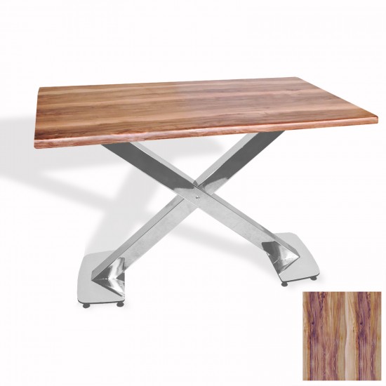 İks Masa Kromnikel (70x120 - Werzalit, Allzalit yada Wermodin Tabla) - Indiana Wood İks Masa Kromnikel (70x120 - Werzalit, Allzalit yada Wermodin Tabla) - Indiana Wood