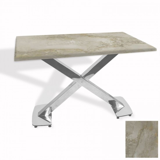 İks Masa Kromnikel (70x120 - Werzalit, Allzalit yada Wermodin Tabla) - Irony İks Masa Kromnikel (70x120 - Werzalit, Allzalit yada Wermodin Tabla) - Irony