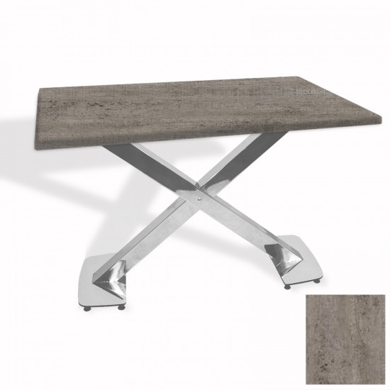 İks Masa Kromnikel (70x120 - Werzalit, Allzalit yada Wermodin Tabla) - Kahve Oxid İks Masa Kromnikel (70x120 - Werzalit, Allzalit yada Wermodin Tabla) - Kahve Oxid
