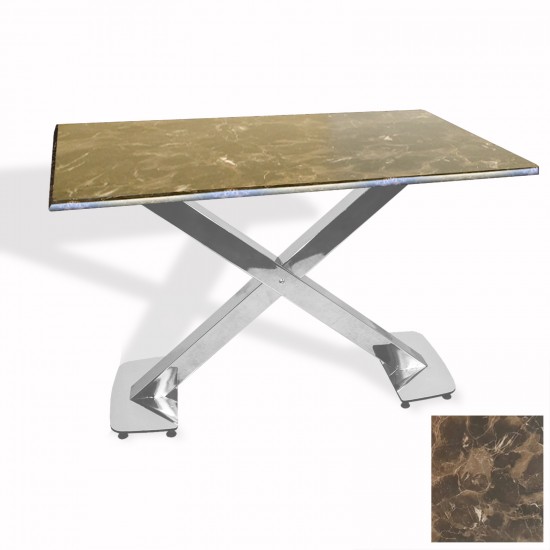 İks Masa Kromnikel (70x120 - Werzalit, Allzalit yada Wermodin Tabla) - Karacabey Mermer İks Masa Kromnikel (70x120 - Werzalit, Allzalit yada Wermodin Tabla) - Karacabey Mermer