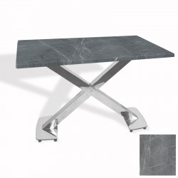 İks Masa Kromnikel (70x120 - Werzalit, Allzalit yada Wermodin Tabla) - Light Temperado