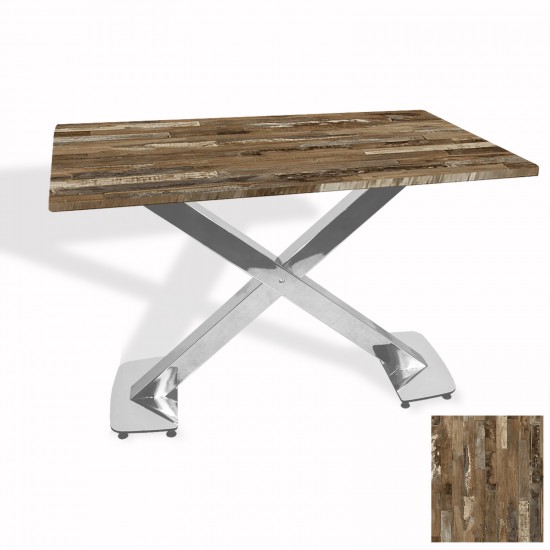 İks Masa Kromnikel (70x120 - Werzalit, Allzalit yada Wermodin Tabla) - Maracaibo İks Masa Kromnikel (70x120 - Werzalit, Allzalit yada Wermodin Tabla) - Maracaibo