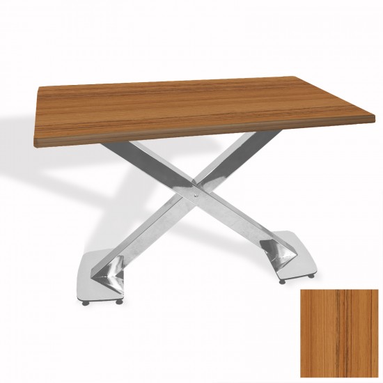 İks Masa Kromnikel (70x120 - Werzalit, Allzalit yada Wermodin Tabla) - Real Teak İks Masa Kromnikel (70x120 - Werzalit, Allzalit yada Wermodin Tabla) - Real Teak