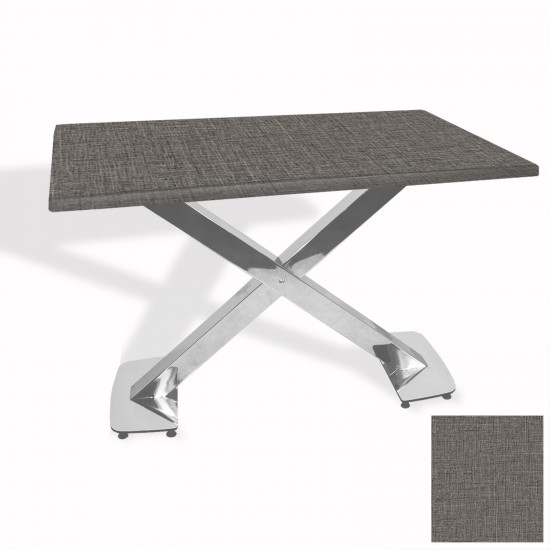İks Masa Kromnikel (80x140 - Werzalit, Allzalit yada Wermodin Tabla) - Twister İks Masa Kromnikel (80x140 - Werzalit, Allzalit yada Wermodin Tabla) - Twister