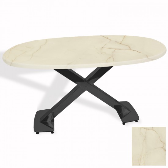 İks Masa ESB Oval (94x146 - Werzalit, Allzalit yada Wermodin Tabla) - Golden Marble İks Masa ESB Oval (94x146 - Werzalit, Allzalit yada Wermodin Tabla) - Golden Marble