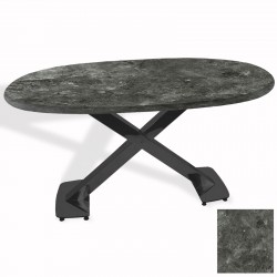 İks Masa ESB Oval (94x146 - Werzalit, Allzalit yada Wermodin Tabla) - Lucca