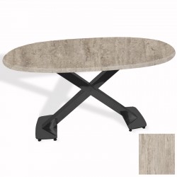 İks Masa ESB Oval (94x146 - Werzalit, Allzalit yada Wermodin Tabla) - Monaco