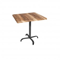 Indigo Werzalit Kare Mutfak Masası 60x60 (ESB-SİYAH) - Indiana Wood