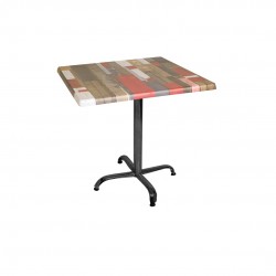 Indigo Werzalit Kare Mutfak Masası 60x60 (ESB-SİYAH) - Red Wood Indigo Werzalit Kare Mutfak Masası 60x60 (ESB-SİYAH) - Red Wood