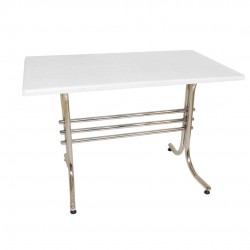 Japon Werzalit Mutfak Masası (70X120) - Beyaz Japon Werzalit Mutfak Masası (70X120) - Beyaz