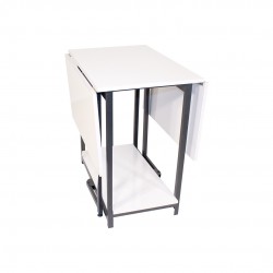 Açılır Masa Depolu (Kanatlı) - Beyaz