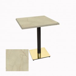 Karanfil Werzalit Gold Kare Masa 80X80 - Golden Marble