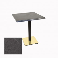 Karanfil Werzalit Gold Kare Masa 80X80 - Grey Marble