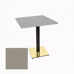 Karanfil Werzalit Gold Kare Masa 80X80 - Koyu Gri