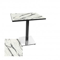 Karanfil Kompakt Laminat Kare Masa 70x70 -  Afyon Marble Karanfil Kompakt Laminat Kare Masa 70x70 -  Afyon Marble
