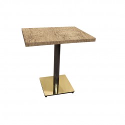 Karanfil Laminat Gold Kare Masa 70x70 - Rustic Dark Oak Karanfil Laminat Gold Kare Masa 70x70 - Rustic Dark Oak