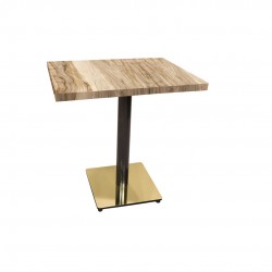 Karanfil Laminat Gold Kare Masa 70x70 - Indiana Shesman Karanfil Laminat Gold Kare Masa 70x70 - Indiana Shesman