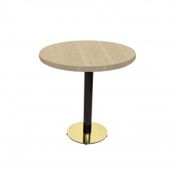Karanfil Laminat Gold Yuvarlak Masa Q90 - White Oak Karanfil Laminat Gold Yuvarlak Masa Q90 - White Oak