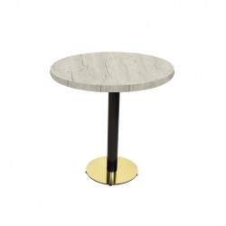 Karanfil Laminat Gold Yuvarlak Masa Q60 - Sheswood Karanfil Laminat Gold Yuvarlak Masa Q60 - Sheswood