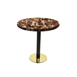 Karanfil Laminat Gold Yuvarlak Masa Q60 - Karacabey Mermer Karanfil Laminat Gold Yuvarlak Masa Q60 - Karacabey Mermer
