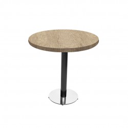 Karanfil Laminat Yuvarlak Masa Q90 - Rustic Light Oak Karanfil Laminat Yuvarlak Masa Q90 - Rustic Light Oak