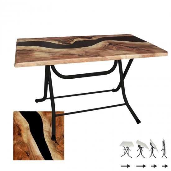 Klasik Katlanır Masa 70x120 cm - (Werzalit, Wermodin ve Allzalit Tabla) - Epoxy Klasik Katlanır Masa 70x120 cm - (Werzalit, Wermodin ve Allzalit Tabla) - Epoxy