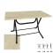 Klasik Katlanır Werzalit Tabla Masa (70X120) - Golden Marble
