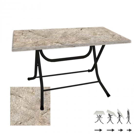 Klasik Katlanır Masa 70x120 cm - (Werzalit, Wermodin ve Allzalit Tabla) - Scala Marble Klasik Katlanır Masa 70x120 cm - (Werzalit, Wermodin ve Allzalit Tabla) - Scala Marble