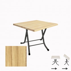 Klasik Katlanır Werzalit Kare Tabla Masa (80X80) - Coco Bolo