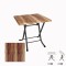 Klasik Katlanır Werzalit Kare Tabla Masa (70x70) - Indiana Wood