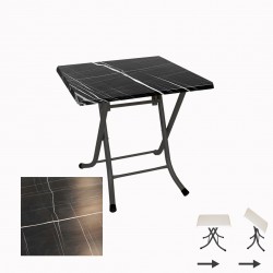 Klasik Katlanır Werzalit Kare Tabla Masa (70x70) - Palazzo