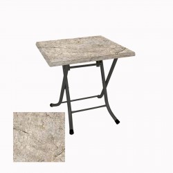 Klasik Katlanır Masa 70x70 cm - (Werzalit, Wermodin ve Allzalit Tabla) - Scala Marble