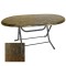 Klasik Katlanır Masa (Werzalit veya Wermodin Tabla Oval 94x146) - Karacabey Marble