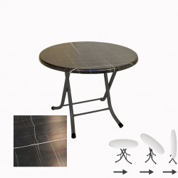 Klasik Katlanır Werzalit Yuvarlak Tabla Masa 70cm  - Palazzo Klasik Katlanır Werzalit Yuvarlak Tabla Masa 70cm  - Palazzo