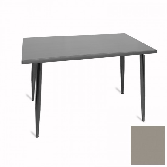 Manolya Mutfak Masası 80x120 ESB (Werzalit, Wermodin ve Allzalit Tabla) - Koyu Gri Manolya Mutfak Masası 80x120 ESB (Werzalit, Wermodin ve Allzalit Tabla) - Koyu Gri