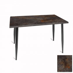 Manolya Mutfak Masası 80x120 ESB (Werzalit, Wermodin ve Allzalit Tabla) - Metalic Oxid 3