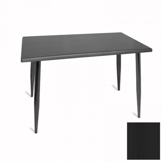 Manolya Mutfak Masası 80x120 ESB (Werzalit, Wermodin ve Allzalit Tabla) - Siyah Manolya Mutfak Masası 80x120 ESB (Werzalit, Wermodin ve Allzalit Tabla) - Siyah