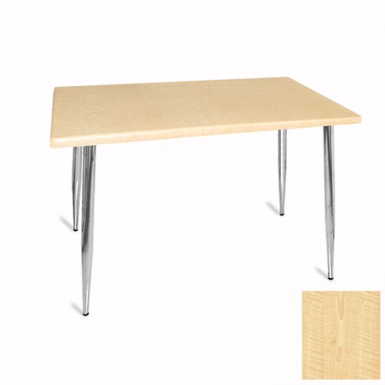 Manolya Mutfak Masası 70x120 Kromnikel (Werzalit, Wermodin ve Allzalit Tabla) - Akçaağaç Manolya Mutfak Masası 70x120 Kromnikel (Werzalit, Wermodin ve Allzalit Tabla) - Akçaağaç