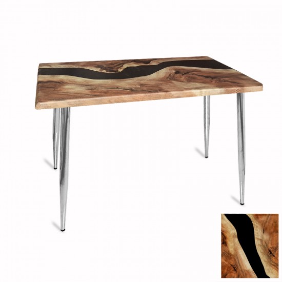 Manolya Mutfak Masası 70x120 Kromnikel (Werzalit, Wermodin ve Allzalit Tabla) - Epoxy Manolya Mutfak Masası 70x120 Kromnikel (Werzalit, Wermodin ve Allzalit Tabla) - Epoxy