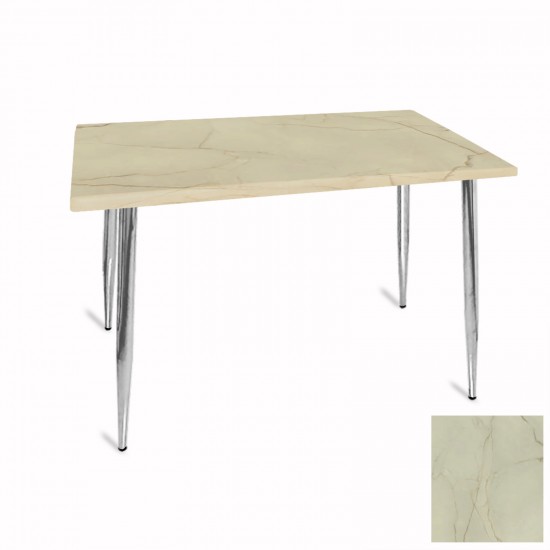 Manolya Mutfak Masası 70x120 Kromnikel (Werzalit, Wermodin ve Allzalit Tabla) - Golden Marble Manolya Mutfak Masası 70x120 Kromnikel (Werzalit, Wermodin ve Allzalit Tabla) - Golden Marble