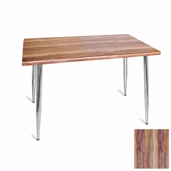 Manolya Mutfak Masası 70x120 Kromnikel (Werzalit, Wermodin ve Allzalit Tabla) - Indiana Wood