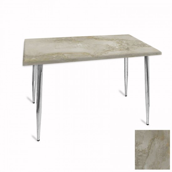 Manolya Mutfak Masası 70x120 Kromnikel (Werzalit, Wermodin ve Allzalit Tabla) - Irony Manolya Mutfak Masası 70x120 Kromnikel (Werzalit, Wermodin ve Allzalit Tabla) - Irony