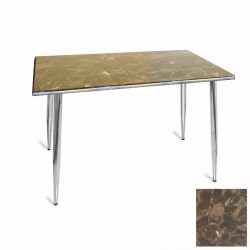 Manolya Mutfak Masası 70x120 Kromnikel (Werzalit, Wermodin ve Allzalit Tabla) - Karacabey Mermer