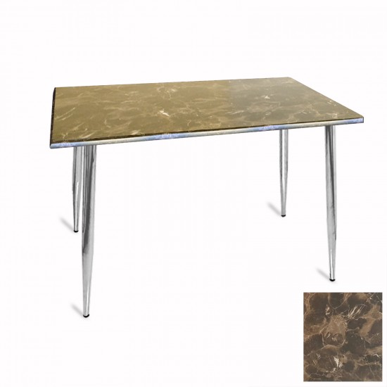 Manolya Mutfak Masası 70x120 Kromnikel (Werzalit, Wermodin ve Allzalit Tabla) - Karacabey Mermer Manolya Mutfak Masası 70x120 Kromnikel (Werzalit, Wermodin ve Allzalit Tabla) - Karacabey Mermer