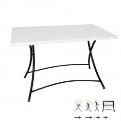 Modern Katlanır Werzalit Tabla Masa (80x120) - Beyaz Modern Katlanır Werzalit Tabla Masa (80x120) - Beyaz