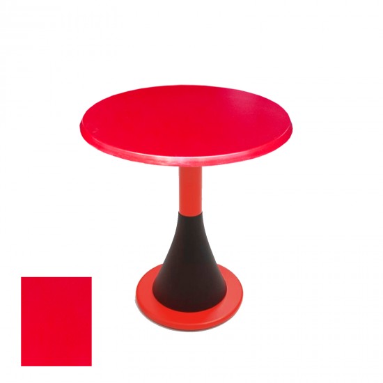 Napoli Yuvarlak Masa  Çap 80cm - (Werzalit, Wermodin ve Allzalit Tabla) - Kırmızı